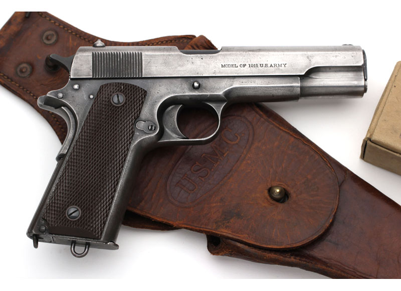 Colt Model of 1911 U.S. Army .45 ACP USMC Contract, First Shipment.